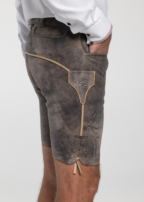 Gottlieb-Lederhose H/Hi-Gürtel