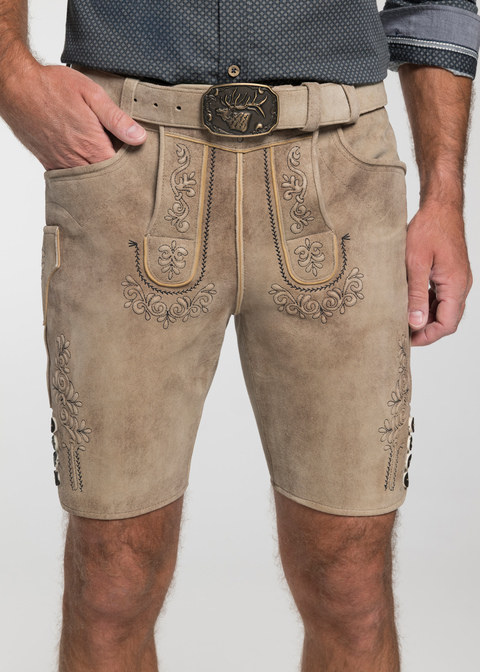 Grafenau-Lederhose H/Hi-Gürtel