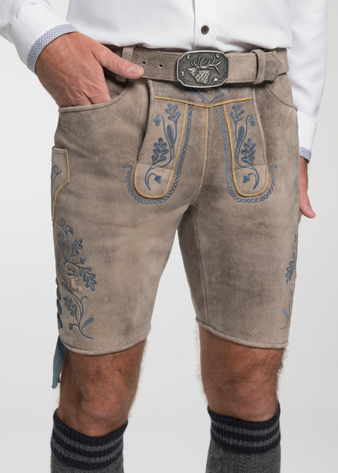 Garvin-Lederhose H/Hi-Gürtel