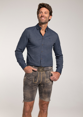 Gennach-Hemd LA Slim Fit