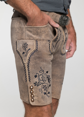 Gernot-Lederhose H/Hi-Gürtel