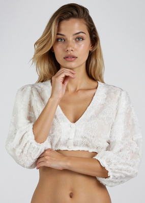 Hauke-Dirndlbluse 3/4 Arm