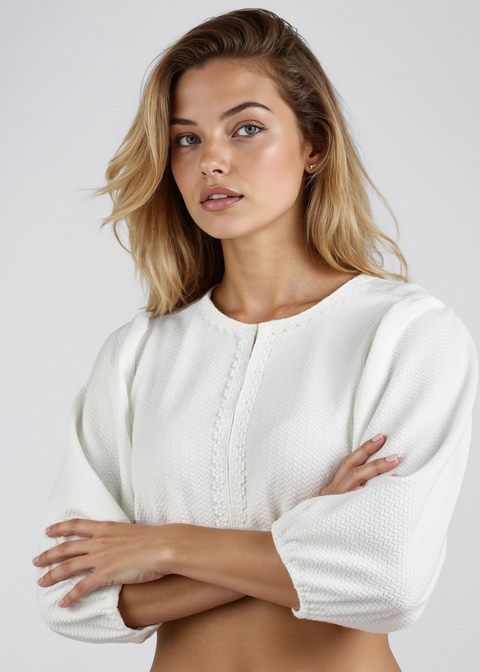 Hulda-Dirndlbluse 3/4 Arm