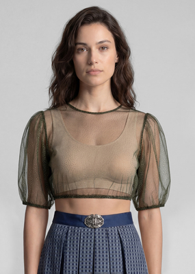 Dirndlbluse "Karibik"
