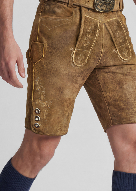 Rampoldi-Lederhose H/Hi-Gü