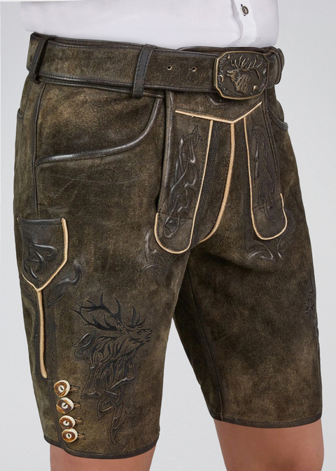 Wayen-Lederhose H/Hi-Gü