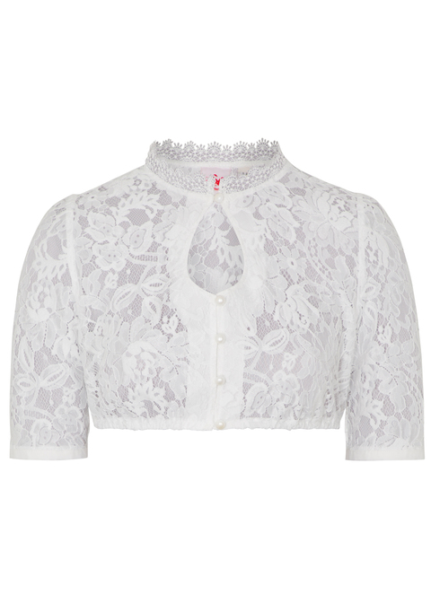 Wachsflower-Dirndlbluse 1/2Arm