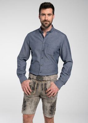 Fischach-Hemd LA Slim Fit