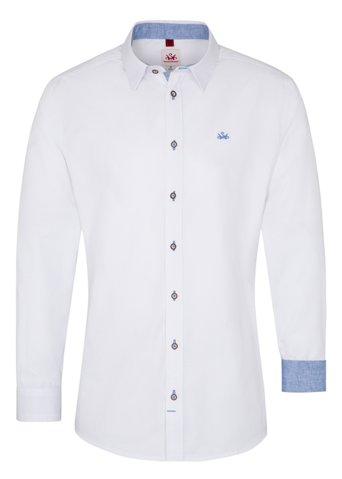 Flachbach-Hemd LA Slim Fit