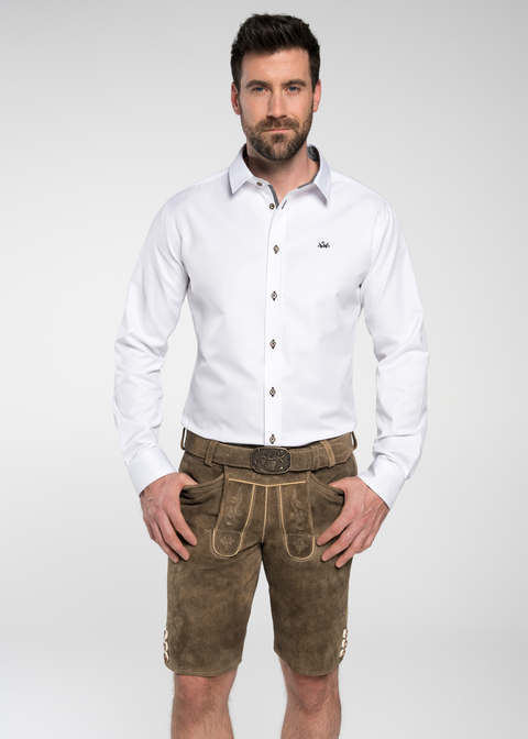 Flachbach-Hemd LA Slim Fit
